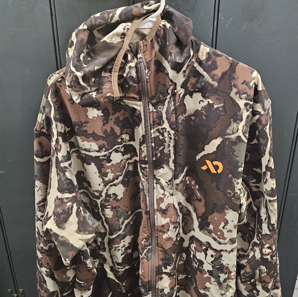 FIRST LITE 2XL Currogate Guide Jacket, fusion camo